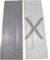 Citroen-2CV - ACDY, linker vloerpaneel compleet, met alle schroefverbindingen en verstevigingsstaven. He