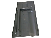 Citroen-2CV - AK400, vloerpaneel rechts, voor Citroen AK400, goede reproductie met alle beading. Het vlo