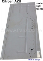 citroen 2cv vloerpanelen azu vloerpaneel rechts goede reproductie elektrolytisch verzinkt gemaakt P15513 - Bild 1
