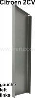 2CV, zitbankkast, verbindingsplaat voor de onderkant, links. De plaat zit