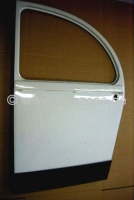Citroen-2CV - 2CV, buitendeur reparatiepaneel, linker achterdeur, voor Citroen 2CV.