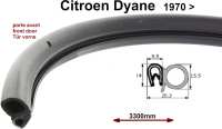 citroen 2cv voor achterdeuren aanbouwdelen dyane afdichting voorportier past links rechts P16449 20260520163018 - Bild 1