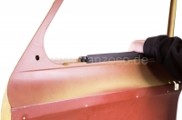 Citroen-2CV - Dyane, schuifraamrubber (geleider voor de ruiten, glijlager), voor de voordeur. Geschikt v