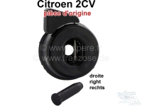 2CV, raamhouder buiten rechts, voor de voordeur. Geschikt voor Citroen 2CV