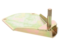 Sonstige-Citroen - Afdekplaat vooras rechts, met tapbout (diameter 12mm) voor bevestiging van de schokdemper.