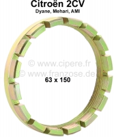 Borgmoer zwenkarmlager, geschikt voor Citroen 2CV. Afmeting: 63 x 150mm