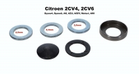citroen 2cv vooras kingpin vulring afstandschijf set bestaande uit 3x 2 0 3 5 mm 1x P12422 - Bild 1