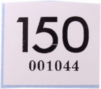 citroen 2cv vooras zwenkarm sticker mehari P16352 - Bild 1