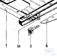 Citroen-2CV - Voorbumper (buisvormige bumper). Geschikt voor alle Citroen 2CV PO (export overzee, inclus