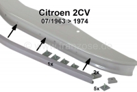 citroen 2cv voorbumper bumpers rubber grijs voor geschikt dit werd P16547 - Bild 1