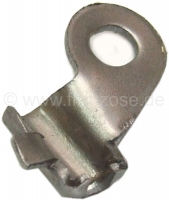 Citroen-2CV - Bevestiging handremkabel rechtsvoor. (Bevestiging aan de ankerplaat). Geschikt voor Citroe