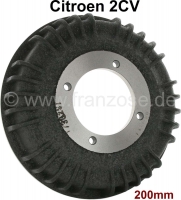 citroen 2cv voorrem zonder hydraulische remtrommel voor geschikt 200mm diameter 4x P90931 - Bild 1