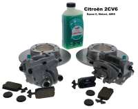 citroen 2cv voorrem zonder hydraulische reparatieset voorremmen voor 2cv6 deze set bestaat P13205 - Bild 1