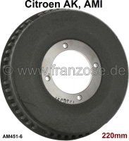 citroen 2cv voorrem zonder hydraulische voorremtrommel geschikt voor ak400 350 ami6 dyane 4 P13172 - Bild 1