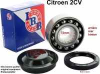 citroen 2cv wiellager wiellagerset voor achter oliekeerring vetkap originele P12402 - Bild 1