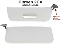 citroen 2cv zonneklep binnenspiegel links rechts 1 paar getrouwe reproductie met P18041 - Bild 1