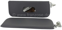 citroen 2cv zonneklep binnenspiegel links rechts 1 paar kleur donkergrijs geschikt voor P18482 - Bild 1