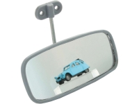 Citroen-2CV - Binnenspiegel, oude versie, kleur: grijs. Slechte reproductie, maar helaas zijn er geen an