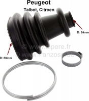 citroen aandrijfaslaarzen aandrijfashoes wielzijde geschikt voor peugeot 204 304 205 305 P73040 - Bild 1