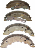 Renault - Remschoenen achter (1 set). Remsysteem: Lucas-Girling. Geschikt voor Renault R4, R5. Peuge