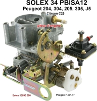 citroen carburateur pakkingsets p 204 205 305 j5 solex 34pbisa12 P71396 - Bild 1