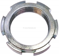 Citroen-DS-11CV-HY - Aandrijfasmoer (met groeven), linkse draad. Geschikt voor Citroen 11CV. Afmeting: 35 x 1,5