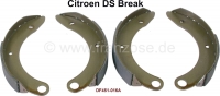 citroen ds 11cv hy achterrem zonder hydraulische achterremschoenen 4 stuks voor beide zijden P33015 - Bild 1
