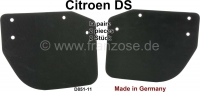 Citroen-DS-11CV-HY - Spatlappen voor het achterwiel. Links + rechts (2 stuks). Geschikt voor Citroën DS. De sp