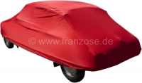Citroen-DS-11CV-HY - Autohoes in rood, voor Citroen DS. Synthetische vezels, luchtdoorlatend, stofbindend. Spec