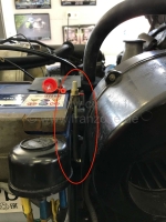 Citroen-DS-11CV-HY - Batterijhouderhaak, 150 mm lang. M7 schroefverbinding. Geschikt voor Citroën DS + HY.