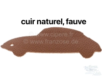 Alle - B-stijl bekleding (links + rechts). Geschikt voor Citroën DS. Materiaal: Lichtbruin leer 