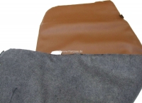 Sonstige-Citroen - Pakketplank, met schuimrubberen onderlaag. Geschikt voor Citroën DS. Bruin kunstleer.