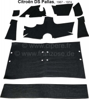 citroen ds 11cv hy binnenbekleding hemelbekleding set isolatiematten vilt onder tapijt geschikt P38181 - Bild 1