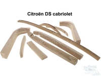Sonstige-Citroen - Houten strikken (houten onderdelen) voor de softtop (9 onderdelen). Geschikt voor Citroën