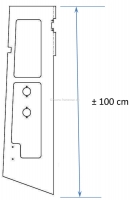 Sonstige-Citroen - Achterpaneel links. Bevestiging voor de achterlichten. Geschikt voor Citroen HY. Het is al