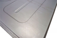 Citroen-DS-11CV-HY - Bovenste achterpaneel voor bestuurderscabine. Geschikt voor Citroen HY Pick Up. Of. Nr. HP