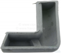 Citroen-DS-11CV-HY - Rubberen afdichting linksonder (grijze kleur) op de C-stijl (deurstop, afdichting van de d