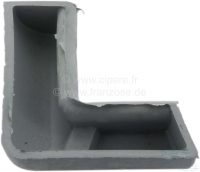 Citroen-DS-11CV-HY - Rubberen afdichting rechtsonder (grijze kleur) op de C-stijl (deurstop, afdichting van de 