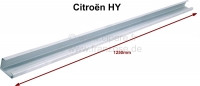 Citroen-DS-11CV-HY - Schuifdeur rail reparatieplaat (horizontaal). Geschikt voor Citroen HY. Deze rail is niet 