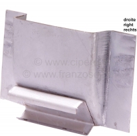 citroen ds 11cv hy chassis b stijl eindstuk rechts met houder voor het rubber onderaan P35594 - Bild 1