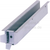 Citroen-DS-11CV-HY - C-stijl rechts, reparatiepaneel (incl. houder voor onderste rubber). Geschikt voor Citroë