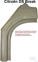 citroen ds 11cv hy chassis d stijl breuk buitenste paneel rechts tot aan zijruit geschikt voor P37923 - Bild 1