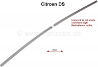 Dakframe reparatiepaneel rechts. Geschikt voor Citroen DS sedan. De verchroomde