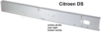 citroen ds 11cv hy chassis dorpelpaneel rechtsachter met 2 bevestigingsbeugels geschikt voor citro P35200 - Bild 1