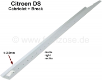 citroen ds 11cv hy chassis vloerplaat rechts versterkingsplaat versterkte verdubbeling onderzijde P37806 - Bild 1