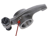 Citroen-DS-11CV-HY - Tuimelaar rechts (voor cilinder 1+3). Geschikt voor Citroen 11CV D. Citroen HY met grijs g