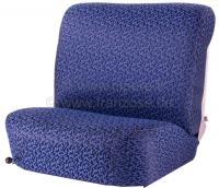 Citroen-DS-11CV-HY - DS > 1962, stoelhoezen voor + achter. Citroën DS, tot modeljaar 1962 (lage rugleuning, me