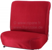 Citroen-DS-11CV-HY - DS > 1965, stoelhoezen voor + achter, Citroen DS (Non Pallas) tot bouwjaar 1965(lage rugle