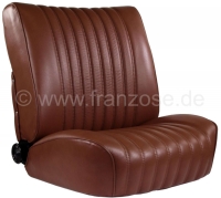 Citroen-DS-11CV-HY - DS Pallas, compleet interieur in ruil. Bruin leder. Bestaande uit: 2x voorstoelen, 1x acht