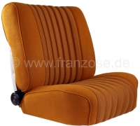 Sonstige-Citroen - DS Pallas, stoelhoezen voor + achter, Citroen DS Pallas 1974-1975, kleur oker (caramel) ge